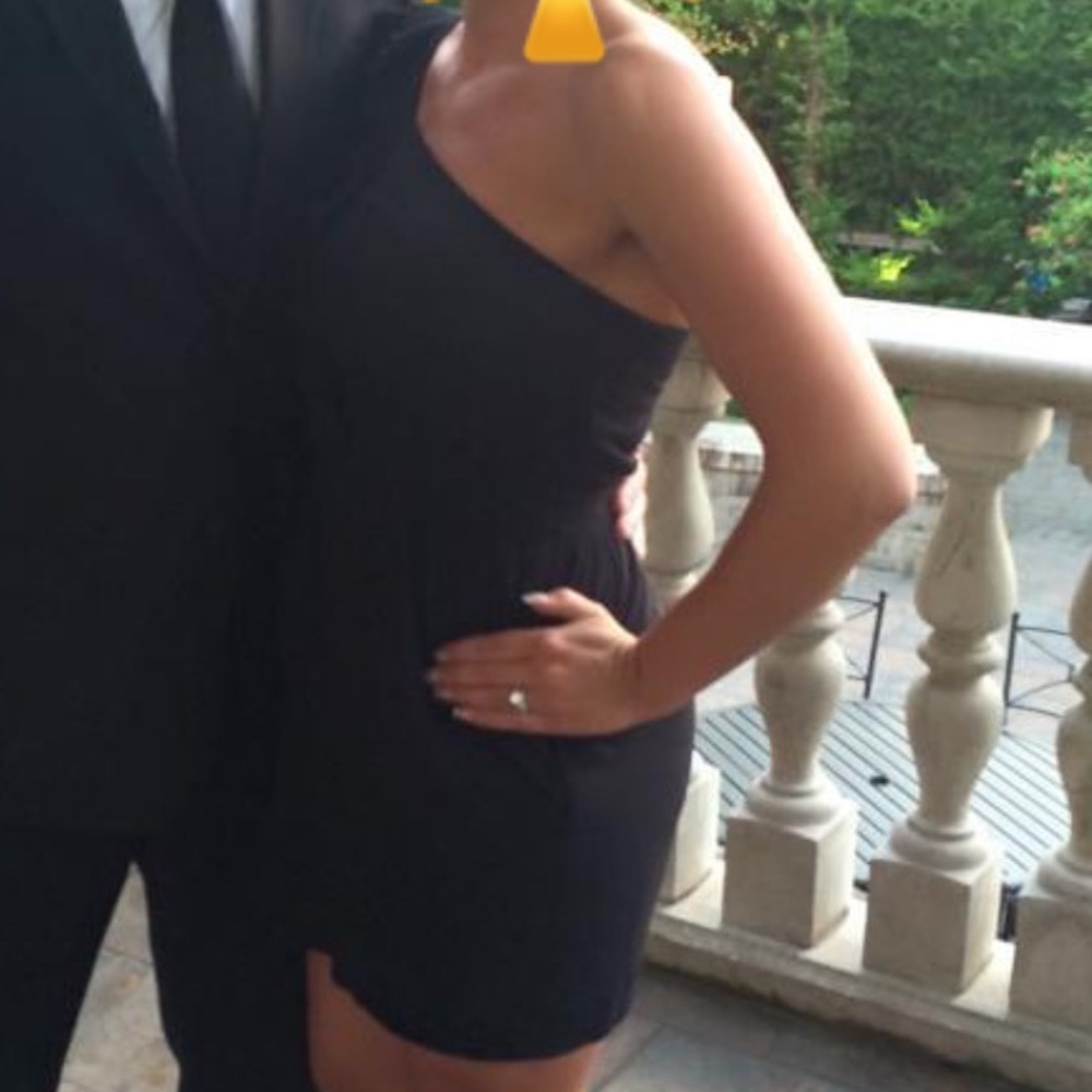 BCBG One Shoulder Cocktail Dress - Picture 7 of 7